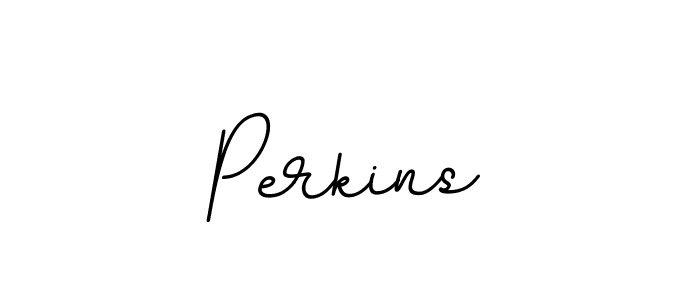 Make a beautiful signature design for name Perkins. With this signature (BallpointsItalic-DORy9) style, you can create a handwritten signature for free. Perkins signature style 11 images and pictures png
