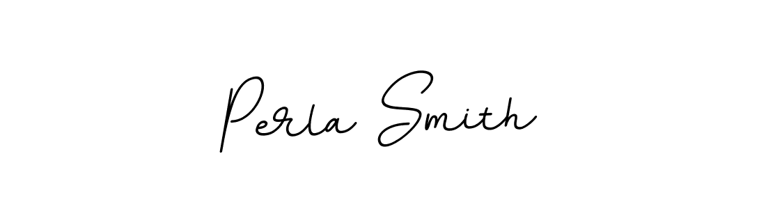 Create a beautiful signature design for name Perla Smith. With this signature (BallpointsItalic-DORy9) fonts, you can make a handwritten signature for free. Perla Smith signature style 11 images and pictures png