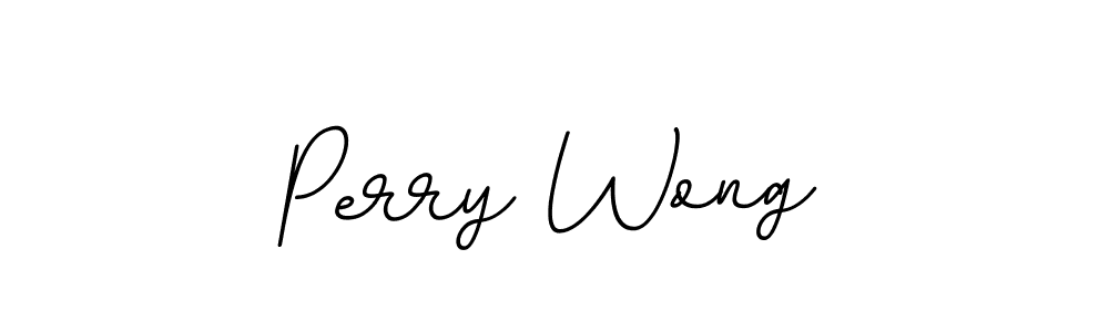 Use a signature maker to create a handwritten signature online. With this signature software, you can design (BallpointsItalic-DORy9) your own signature for name Perry Wong. Perry Wong signature style 11 images and pictures png