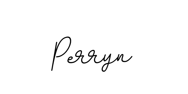 Make a beautiful signature design for name Perryn. With this signature (BallpointsItalic-DORy9) style, you can create a handwritten signature for free. Perryn signature style 11 images and pictures png