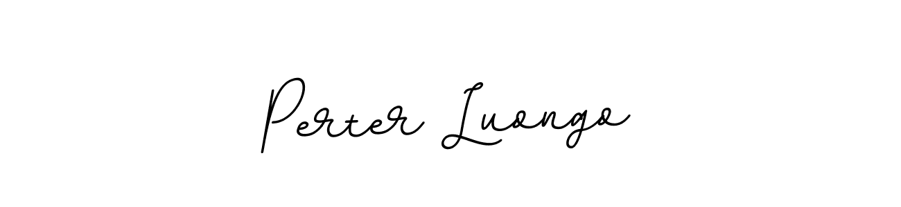 Perter Luongo stylish signature style. Best Handwritten Sign (BallpointsItalic-DORy9) for my name. Handwritten Signature Collection Ideas for my name Perter Luongo. Perter Luongo signature style 11 images and pictures png