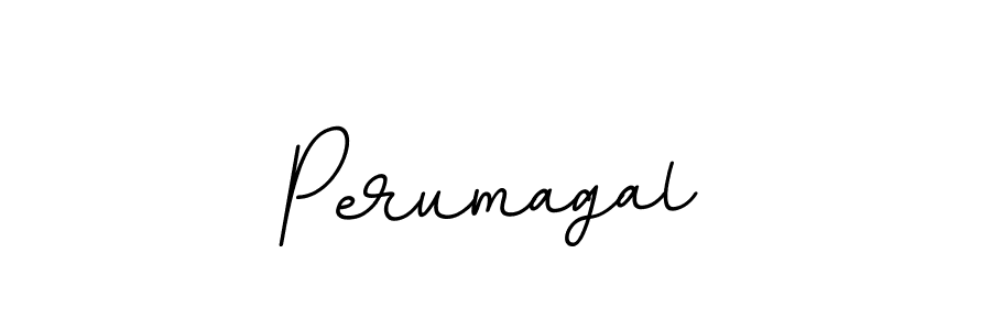 Use a signature maker to create a handwritten signature online. With this signature software, you can design (BallpointsItalic-DORy9) your own signature for name Perumagal. Perumagal signature style 11 images and pictures png