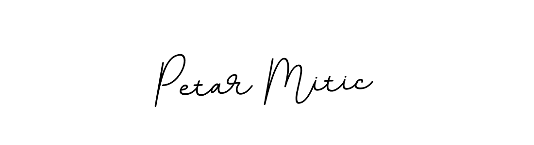 Use a signature maker to create a handwritten signature online. With this signature software, you can design (BallpointsItalic-DORy9) your own signature for name Petar Mitic. Petar Mitic signature style 11 images and pictures png