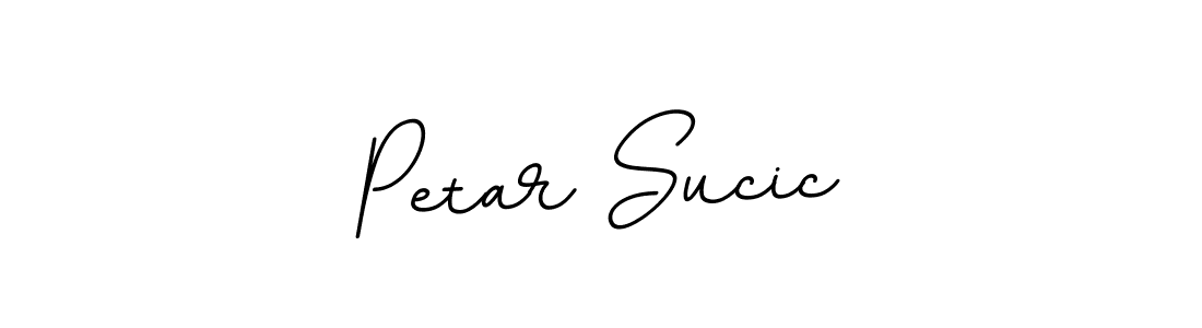 The best way (BallpointsItalic-DORy9) to make a short signature is to pick only two or three words in your name. The name Petar Sucic include a total of six letters. For converting this name. Petar Sucic signature style 11 images and pictures png