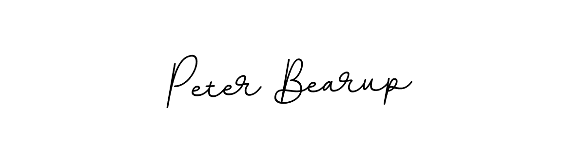 How to make Peter Bearup name signature. Use BallpointsItalic-DORy9 style for creating short signs online. This is the latest handwritten sign. Peter Bearup signature style 11 images and pictures png