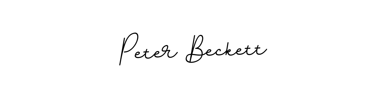 The best way (BallpointsItalic-DORy9) to make a short signature is to pick only two or three words in your name. The name Peter Beckett include a total of six letters. For converting this name. Peter Beckett signature style 11 images and pictures png