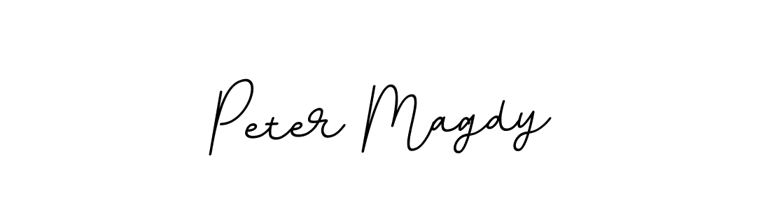 It looks lik you need a new signature style for name Peter Magdy. Design unique handwritten (BallpointsItalic-DORy9) signature with our free signature maker in just a few clicks. Peter Magdy signature style 11 images and pictures png