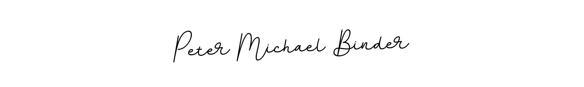 The best way (BallpointsItalic-DORy9) to make a short signature is to pick only two or three words in your name. The name Peter Michael Binder include a total of six letters. For converting this name. Peter Michael Binder signature style 11 images and pictures png