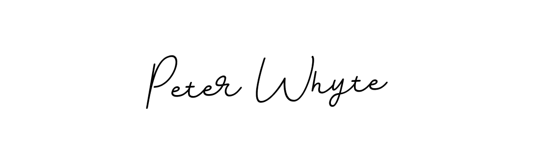 Create a beautiful signature design for name Peter Whyte. With this signature (BallpointsItalic-DORy9) fonts, you can make a handwritten signature for free. Peter Whyte signature style 11 images and pictures png