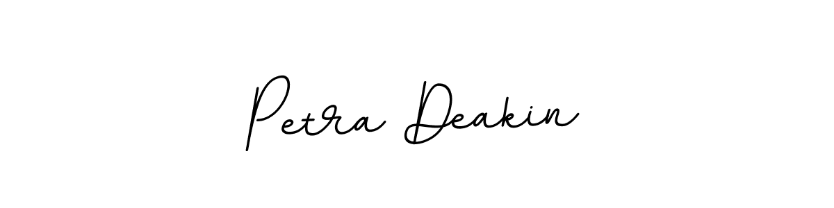 Design your own signature with our free online signature maker. With this signature software, you can create a handwritten (BallpointsItalic-DORy9) signature for name Petra Deakin. Petra Deakin signature style 11 images and pictures png