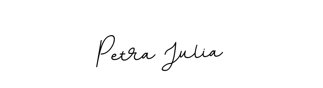 Design your own signature with our free online signature maker. With this signature software, you can create a handwritten (BallpointsItalic-DORy9) signature for name Petra Julia. Petra Julia signature style 11 images and pictures png