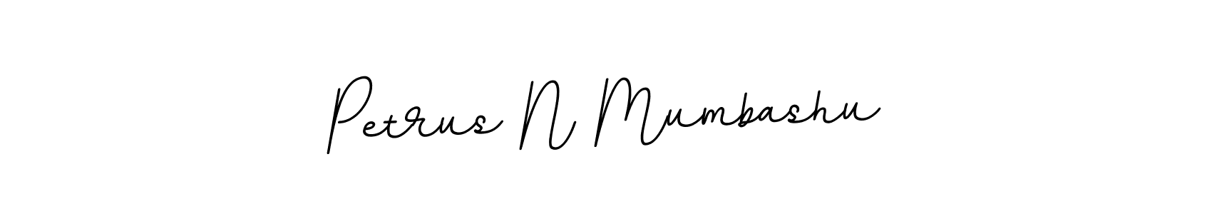 This is the best signature style for the Petrus N Mumbashu name. Also you like these signature font (BallpointsItalic-DORy9). Mix name signature. Petrus N Mumbashu signature style 11 images and pictures png