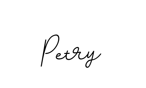 You should practise on your own different ways (BallpointsItalic-DORy9) to write your name (Petry) in signature. don't let someone else do it for you. Petry signature style 11 images and pictures png