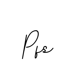 Make a beautiful signature design for name Pfs. With this signature (BallpointsItalic-DORy9) style, you can create a handwritten signature for free. Pfs signature style 11 images and pictures png