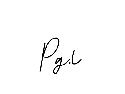 Design your own signature with our free online signature maker. With this signature software, you can create a handwritten (BallpointsItalic-DORy9) signature for name Pg.l. Pg.l signature style 11 images and pictures png