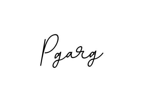 Design your own signature with our free online signature maker. With this signature software, you can create a handwritten (BallpointsItalic-DORy9) signature for name Pgarg. Pgarg signature style 11 images and pictures png