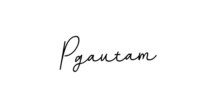 Use a signature maker to create a handwritten signature online. With this signature software, you can design (BallpointsItalic-DORy9) your own signature for name Pgautam. Pgautam signature style 11 images and pictures png