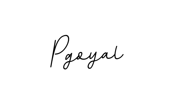 The best way (BallpointsItalic-DORy9) to make a short signature is to pick only two or three words in your name. The name Pgoyal include a total of six letters. For converting this name. Pgoyal signature style 11 images and pictures png