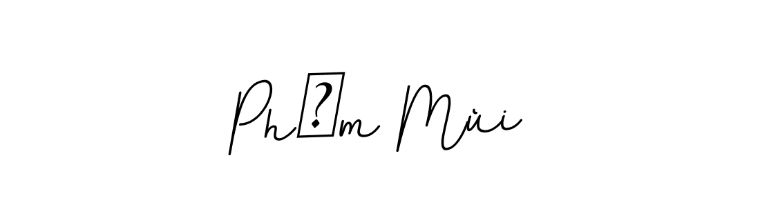 This is the best signature style for the Phạm Mùi name. Also you like these signature font (BallpointsItalic-DORy9). Mix name signature. Phạm Mùi signature style 11 images and pictures png