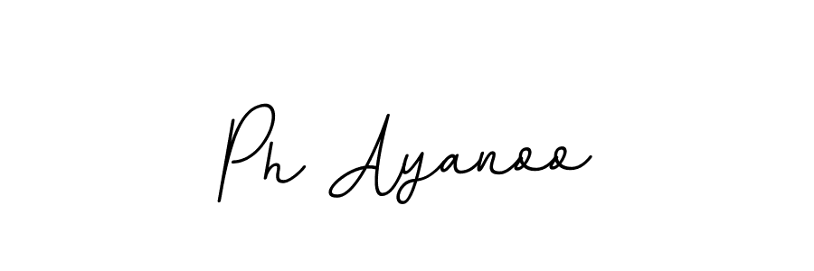 Similarly BallpointsItalic-DORy9 is the best handwritten signature design. Signature creator online .You can use it as an online autograph creator for name Ph Ayanoo. Ph Ayanoo signature style 11 images and pictures png