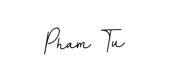 You should practise on your own different ways (BallpointsItalic-DORy9) to write your name (Pham Tu) in signature. don't let someone else do it for you. Pham Tu signature style 11 images and pictures png