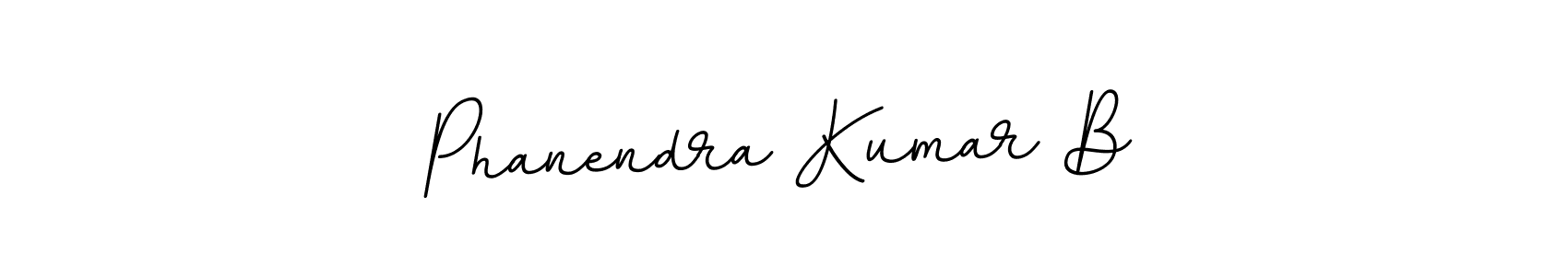 Create a beautiful signature design for name Phanendra Kumar B. With this signature (BallpointsItalic-DORy9) fonts, you can make a handwritten signature for free. Phanendra Kumar B signature style 11 images and pictures png