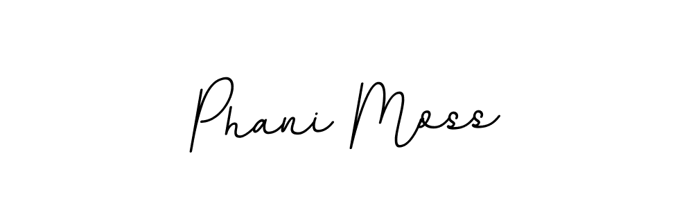 Design your own signature with our free online signature maker. With this signature software, you can create a handwritten (BallpointsItalic-DORy9) signature for name Phani Moss. Phani Moss signature style 11 images and pictures png