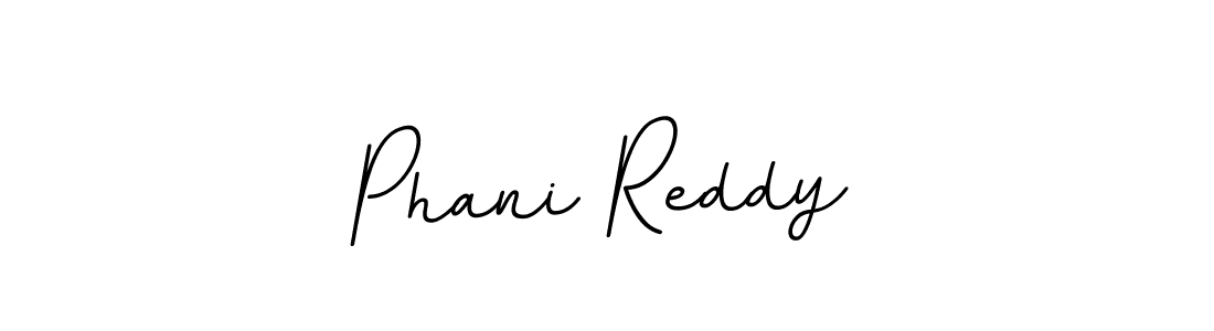 Design your own signature with our free online signature maker. With this signature software, you can create a handwritten (BallpointsItalic-DORy9) signature for name Phani Reddy. Phani Reddy signature style 11 images and pictures png