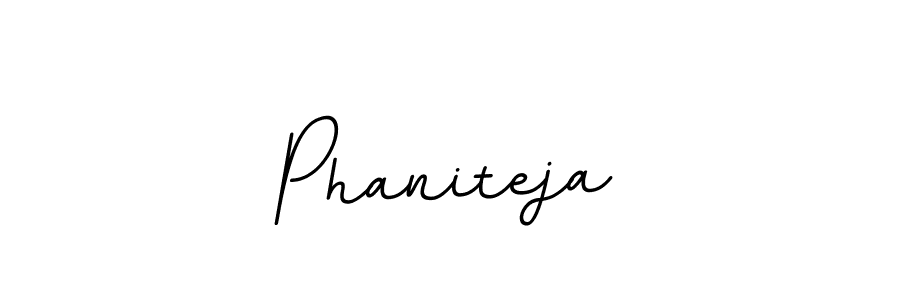 How to make Phaniteja name signature. Use BallpointsItalic-DORy9 style for creating short signs online. This is the latest handwritten sign. Phaniteja signature style 11 images and pictures png