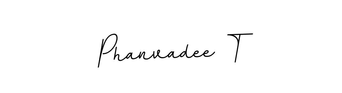 if you are searching for the best signature style for your name Phanvadee T. so please give up your signature search. here we have designed multiple signature styles  using BallpointsItalic-DORy9. Phanvadee T signature style 11 images and pictures png