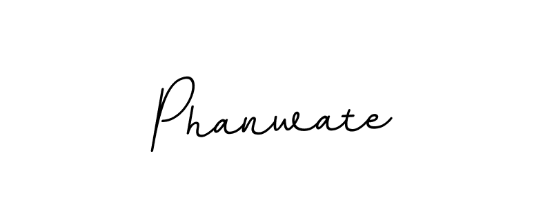 Create a beautiful signature design for name Phanwate. With this signature (BallpointsItalic-DORy9) fonts, you can make a handwritten signature for free. Phanwate signature style 11 images and pictures png