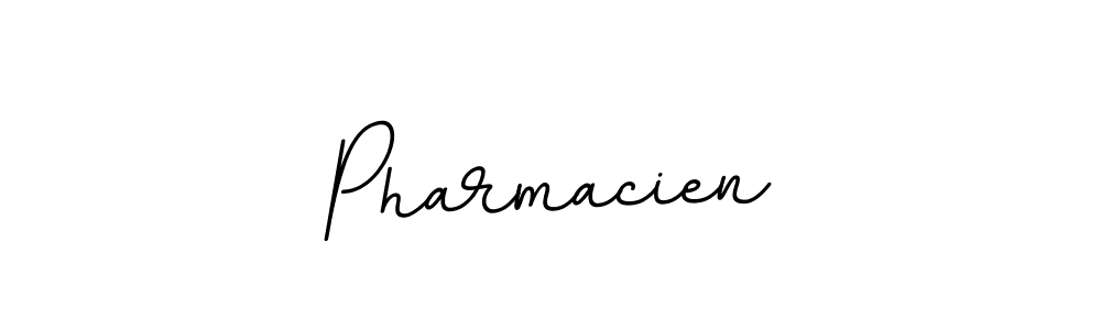 Create a beautiful signature design for name Pharmacien. With this signature (BallpointsItalic-DORy9) fonts, you can make a handwritten signature for free. Pharmacien signature style 11 images and pictures png