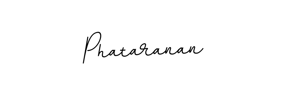 Design your own signature with our free online signature maker. With this signature software, you can create a handwritten (BallpointsItalic-DORy9) signature for name Phataranan. Phataranan signature style 11 images and pictures png