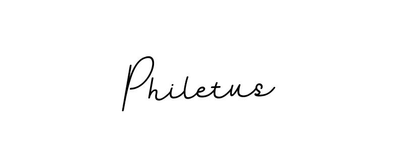 Create a beautiful signature design for name Philetus. With this signature (BallpointsItalic-DORy9) fonts, you can make a handwritten signature for free. Philetus signature style 11 images and pictures png