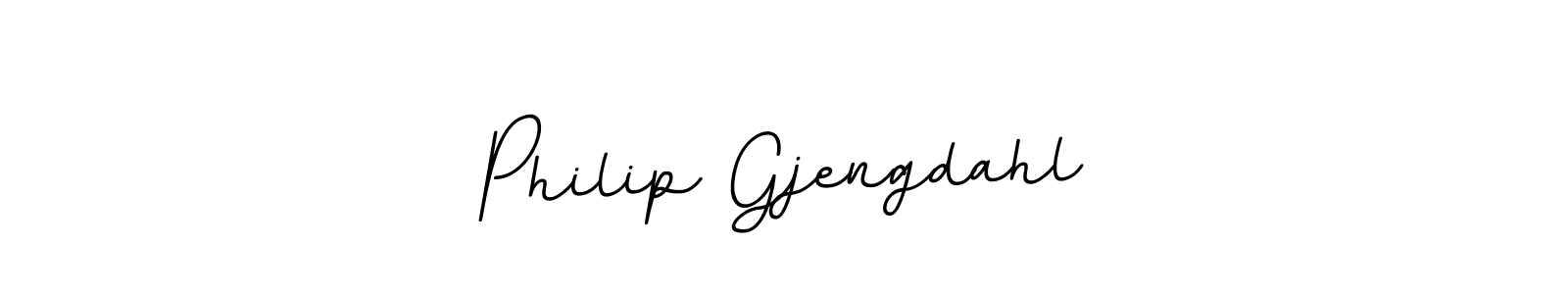 Make a beautiful signature design for name Philip Gjengdahl. With this signature (BallpointsItalic-DORy9) style, you can create a handwritten signature for free. Philip Gjengdahl signature style 11 images and pictures png