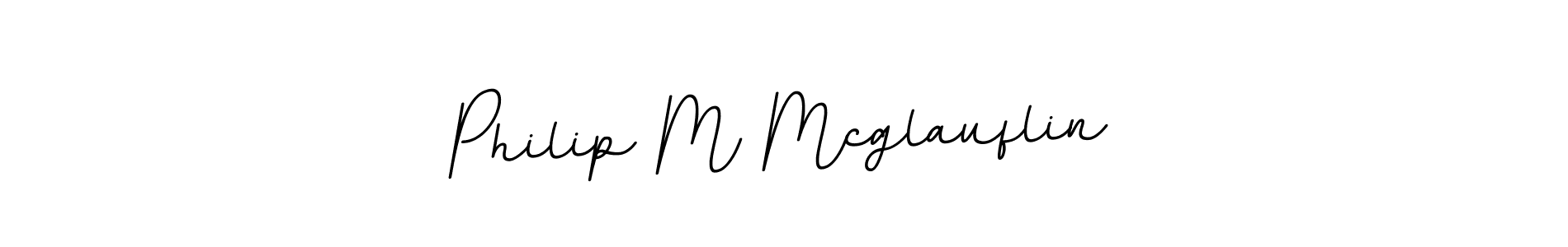 You should practise on your own different ways (BallpointsItalic-DORy9) to write your name (Philip M Mcglauflin) in signature. don't let someone else do it for you. Philip M Mcglauflin signature style 11 images and pictures png