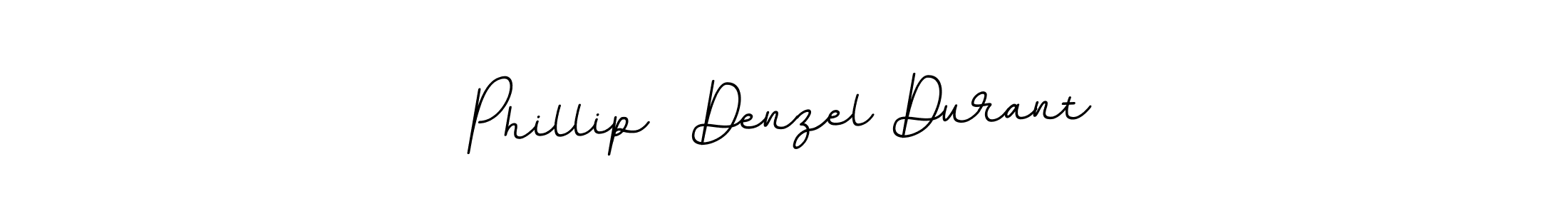 Use a signature maker to create a handwritten signature online. With this signature software, you can design (BallpointsItalic-DORy9) your own signature for name Phillip  Denzel Durant. Phillip  Denzel Durant signature style 11 images and pictures png