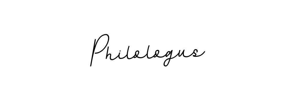 Philologus stylish signature style. Best Handwritten Sign (BallpointsItalic-DORy9) for my name. Handwritten Signature Collection Ideas for my name Philologus. Philologus signature style 11 images and pictures png