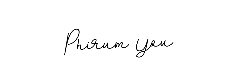 Create a beautiful signature design for name Phirum You. With this signature (BallpointsItalic-DORy9) fonts, you can make a handwritten signature for free. Phirum You signature style 11 images and pictures png
