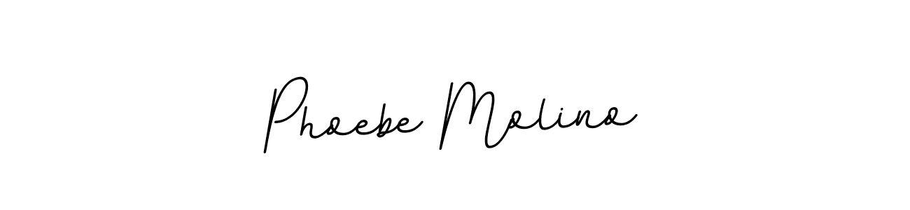 Make a beautiful signature design for name Phoebe Molino. With this signature (BallpointsItalic-DORy9) style, you can create a handwritten signature for free. Phoebe Molino signature style 11 images and pictures png