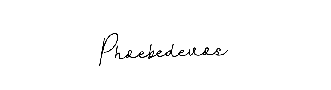 Make a beautiful signature design for name Phoebedevos. With this signature (BallpointsItalic-DORy9) style, you can create a handwritten signature for free. Phoebedevos signature style 11 images and pictures png