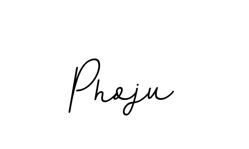 Design your own signature with our free online signature maker. With this signature software, you can create a handwritten (BallpointsItalic-DORy9) signature for name Phoju. Phoju signature style 11 images and pictures png