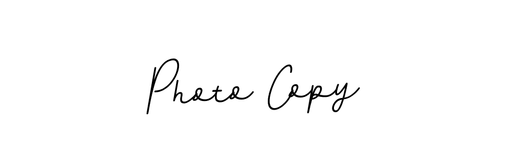 Use a signature maker to create a handwritten signature online. With this signature software, you can design (BallpointsItalic-DORy9) your own signature for name Photo Copy. Photo Copy signature style 11 images and pictures png