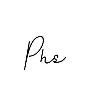 You should practise on your own different ways (BallpointsItalic-DORy9) to write your name (Phs) in signature. don't let someone else do it for you. Phs signature style 11 images and pictures png