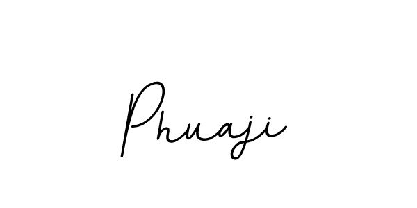 How to make Phuaji signature? BallpointsItalic-DORy9 is a professional autograph style. Create handwritten signature for Phuaji name. Phuaji signature style 11 images and pictures png