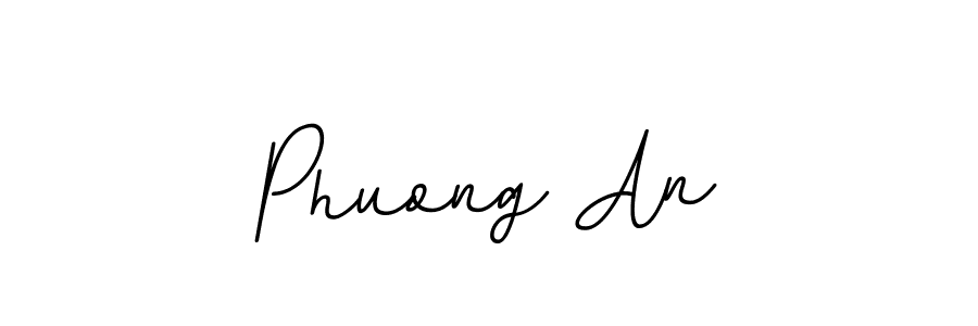Create a beautiful signature design for name Phuong An. With this signature (BallpointsItalic-DORy9) fonts, you can make a handwritten signature for free. Phuong An signature style 11 images and pictures png