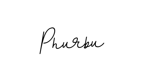 Make a beautiful signature design for name Phurbu. With this signature (BallpointsItalic-DORy9) style, you can create a handwritten signature for free. Phurbu signature style 11 images and pictures png