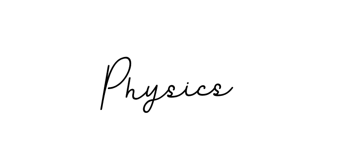 Design your own signature with our free online signature maker. With this signature software, you can create a handwritten (BallpointsItalic-DORy9) signature for name Physics. Physics signature style 11 images and pictures png