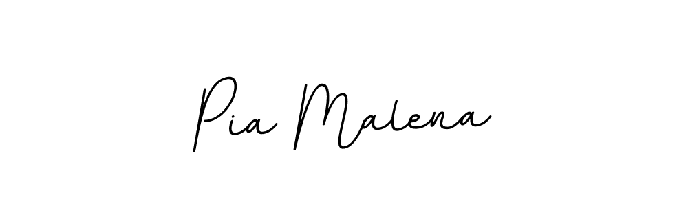 Design your own signature with our free online signature maker. With this signature software, you can create a handwritten (BallpointsItalic-DORy9) signature for name Pia Malena. Pia Malena signature style 11 images and pictures png