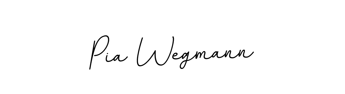 Make a beautiful signature design for name Pia Wegmann. With this signature (BallpointsItalic-DORy9) style, you can create a handwritten signature for free. Pia Wegmann signature style 11 images and pictures png